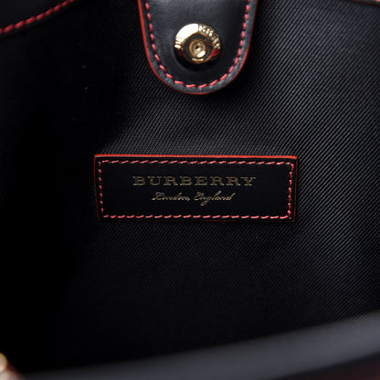 Burberry Horseferry Check Medium Ballingdon Tote Honey Black 8 of 9