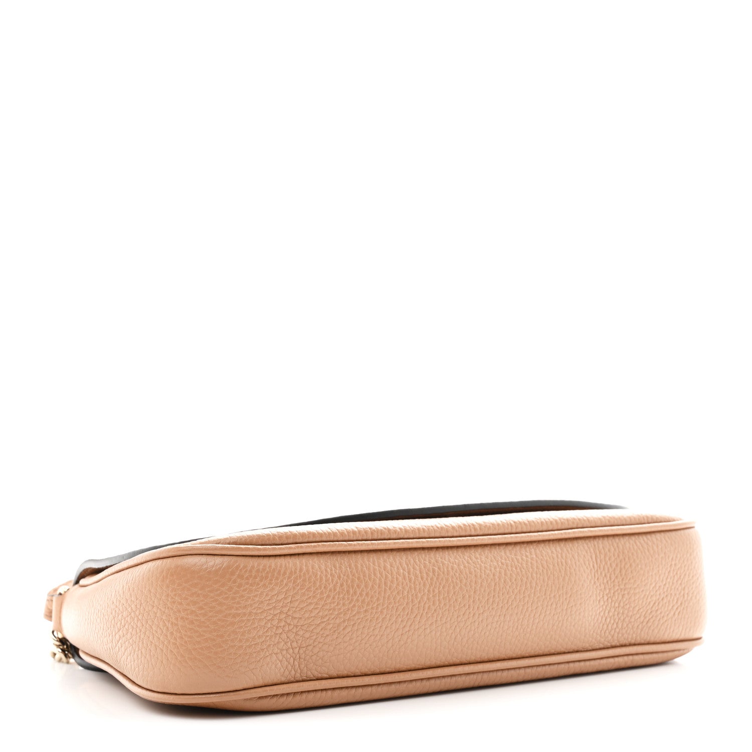 Gucci Pebbled Calfskin Medium Soho Flap Crossbody Camelia 4 of 10