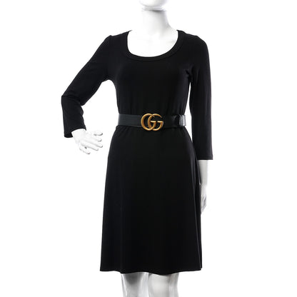 Gucci Calfskin Double G 40mm Belt 85 34 Black 2 of 7
