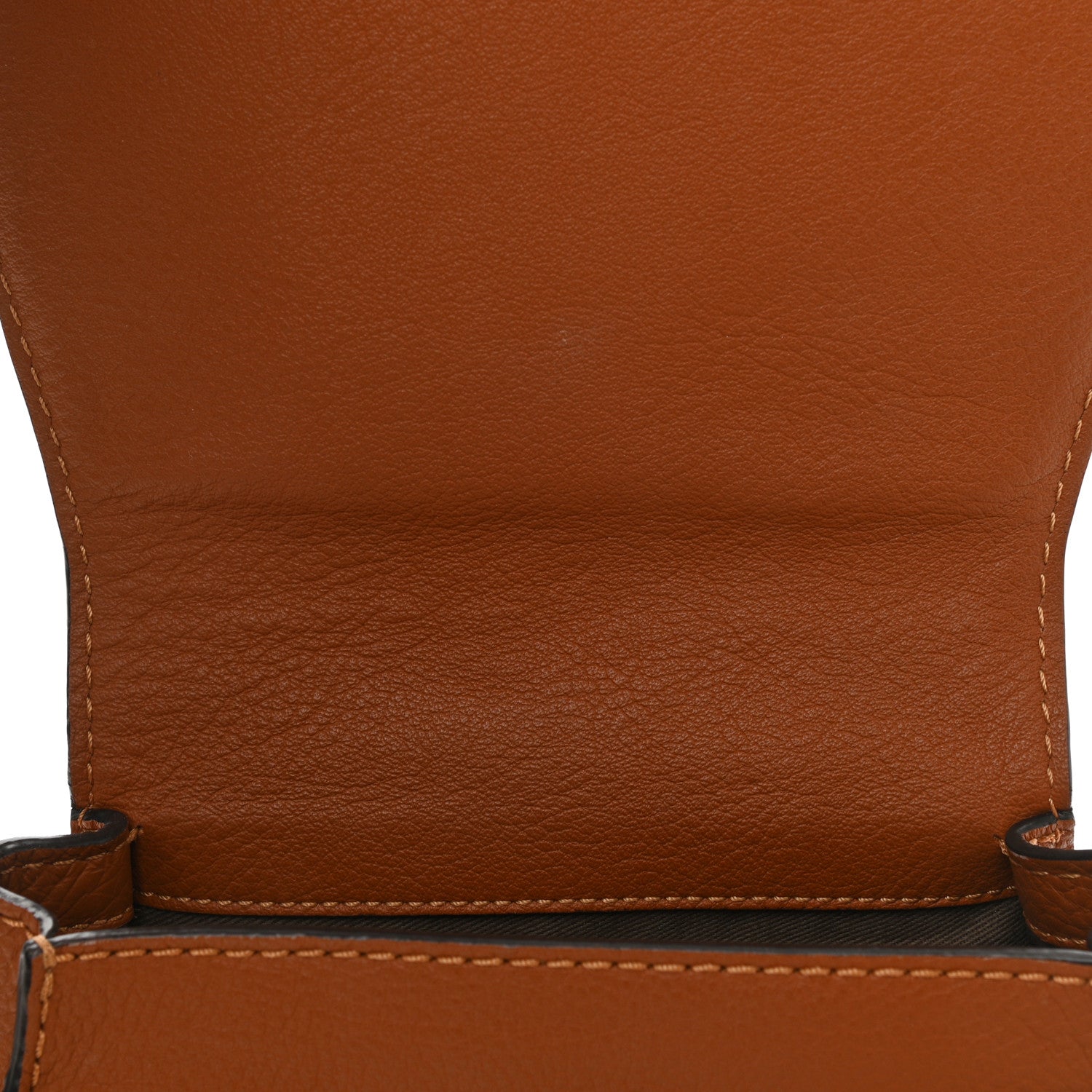Chloe Calfskin Mini Marcie Round Crossbody Bag Tan 6 of 11