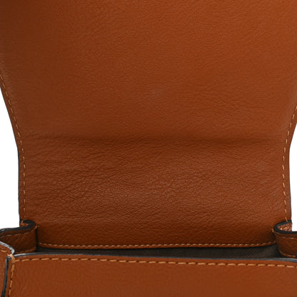 Chloe Calfskin Mini Marcie Round Crossbody Bag Tan 6 of 11