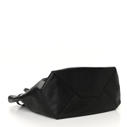 Celine Soft Grained Calfskin Small Belt Cabas Phantom Black 4 of 12