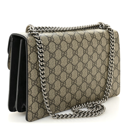 Gucci GG Supreme Monogram Small Dionysus Shoulder Bag Black 3 of 11