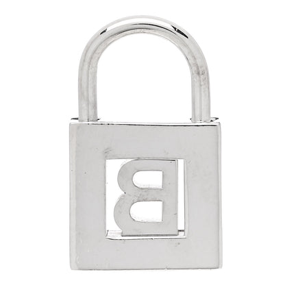 Tiffany Sterling Silver Letter B Lock Charm Pendant 3 of 4