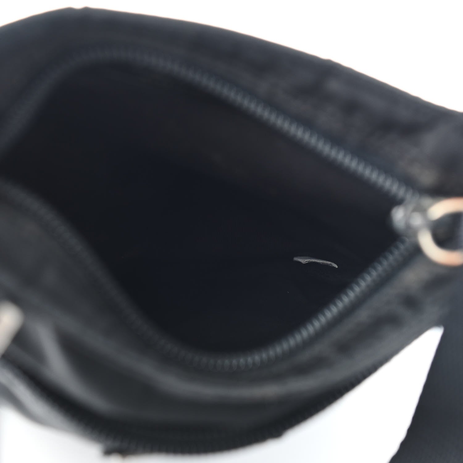 Prada Tessuto Nylon Flat Messenger Bag Black 4 of 7