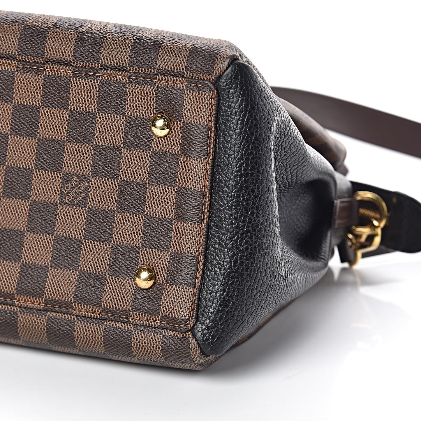 Cuir Taurillon Damier Ebene Normandy Black