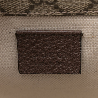 Gucci GG Supreme Monogram Web Neo Vintage Double Flap Messenger Bag Beige New Acero 6 of 11