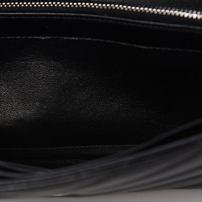 Saint Laurent Lambskin Y Quilted Monogram Large Loulou Flap Wallet Black 13 of 13