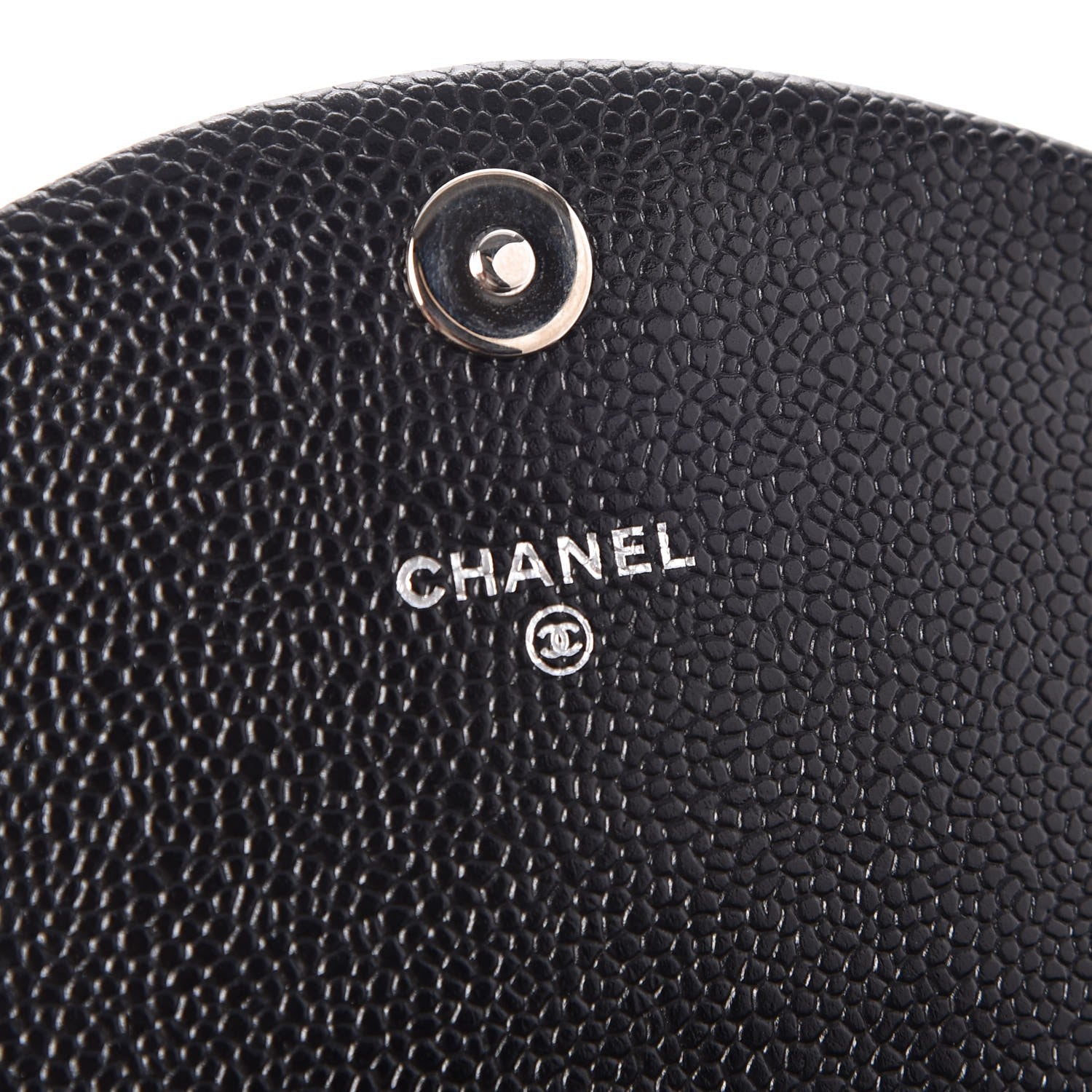 Chanel Caviar Half Moon Wallet On Chain WOC Black 6 of 9