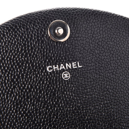 Chanel Caviar Half Moon Wallet On Chain WOC Black 6 of 9
