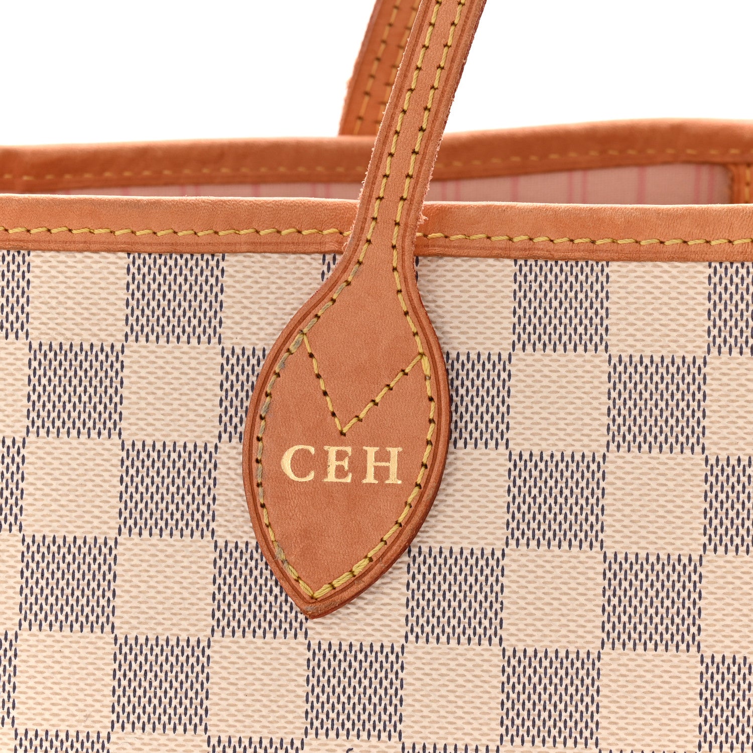 Louis Vuitton Damier Azur Neo Neverfull GM Rose Ballerine 10 of 10
