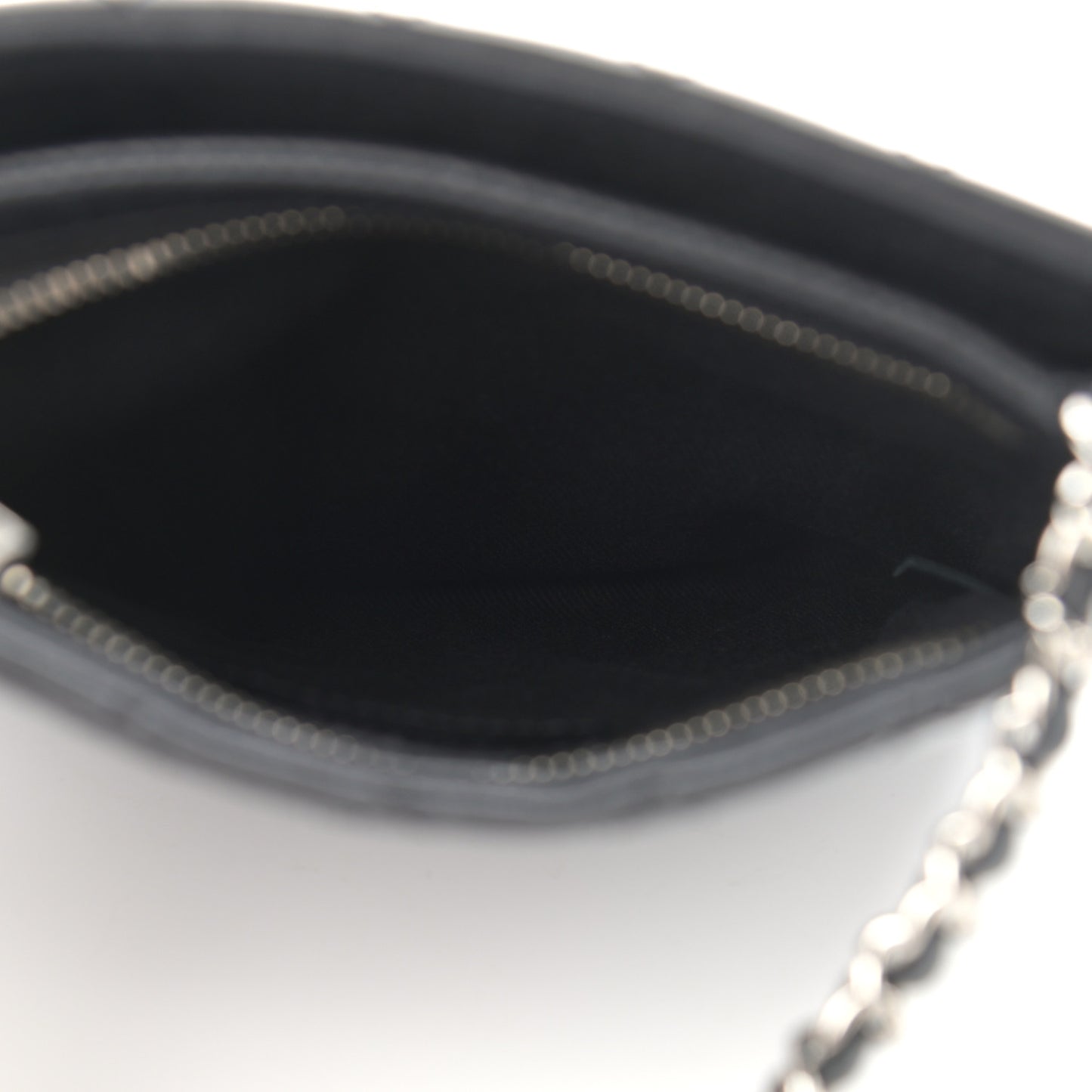 Aged Calfskin Quilted Crossbody Bag Black