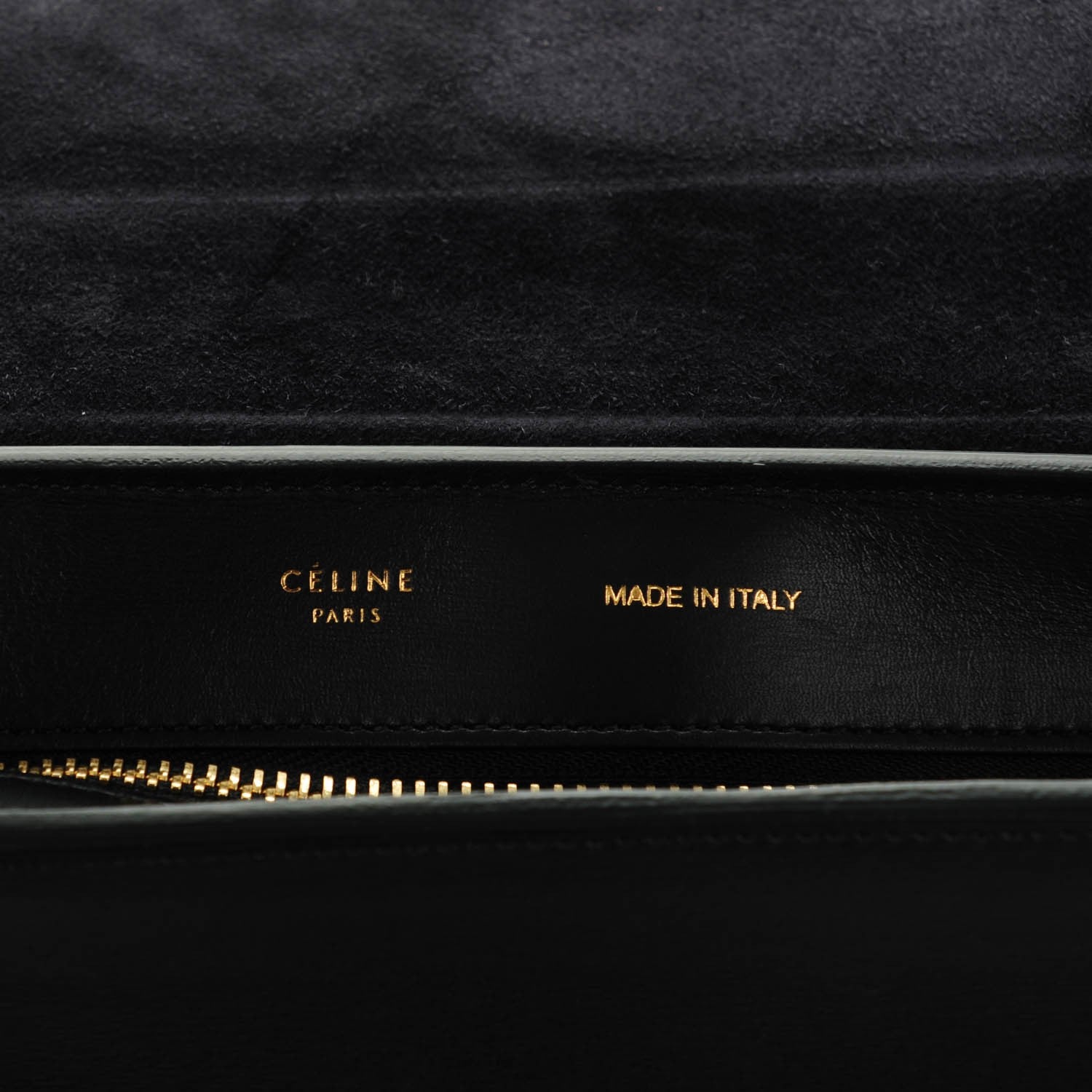 Celine Smooth Calfskin Medium Trapeze Black 6 of 8
