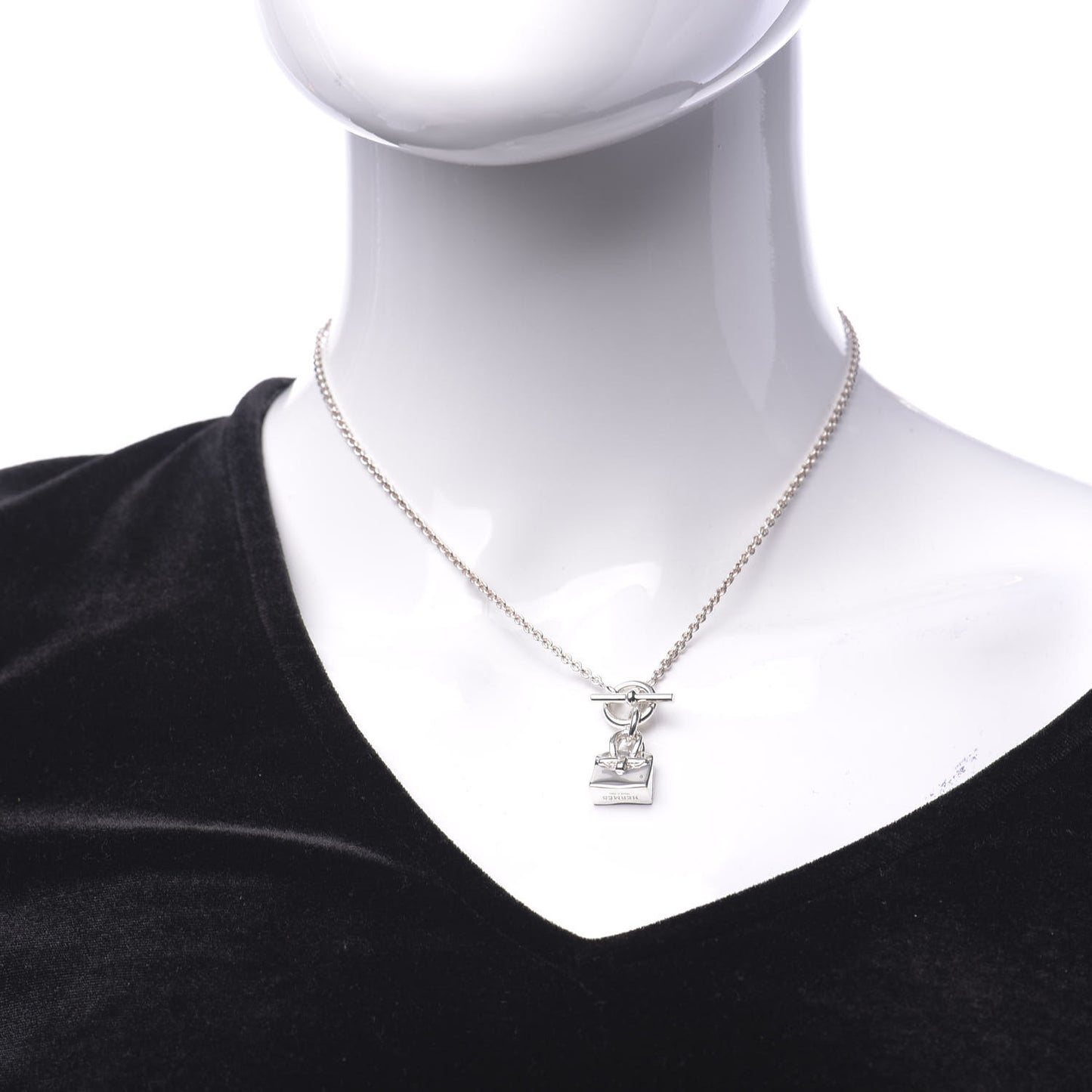 Sterling Silver Birkin Amulette Pendant Necklace