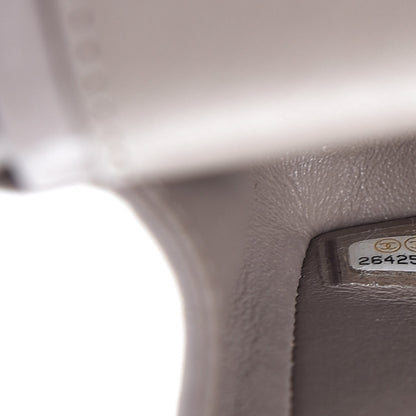 Chanel Metallic Crumpled Calfskin Quilted Small Double Flap Grey 7 of 8