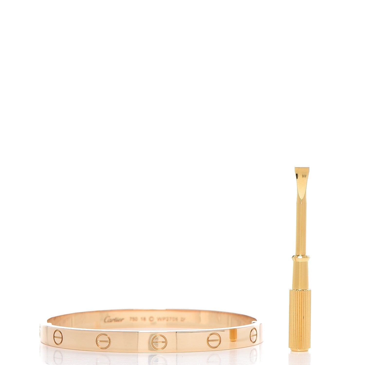 Cartier 18K Yellow Gold LOVE Bracelet 18 3 of 6