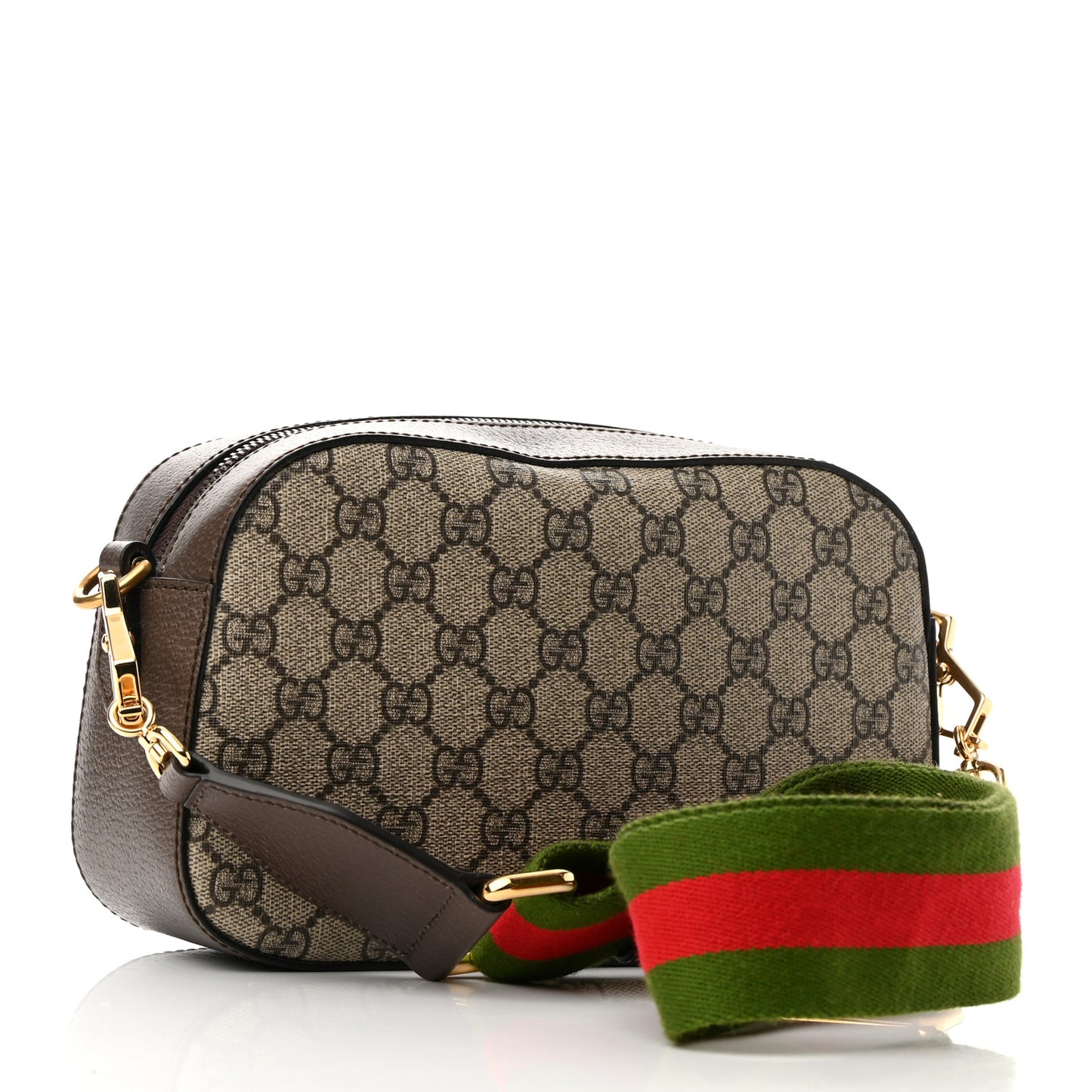 GG Supreme Monogram Web Neo Vintage Shoulder Bag Beige New Acero Crop