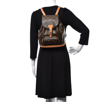 Louis Vuitton Monogram Montsouris MM Backpack 2 of 28