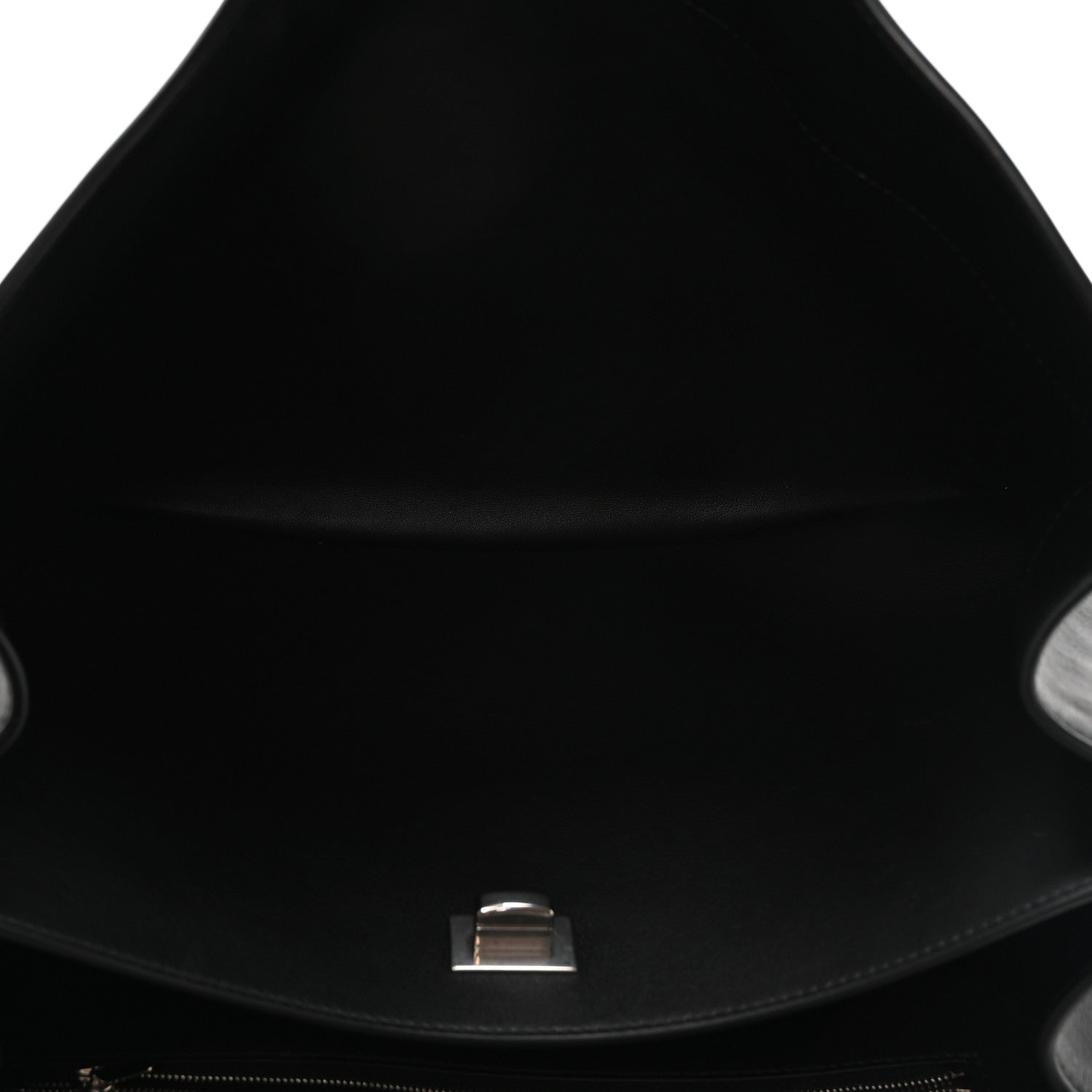 Balenciaga Natural Smooth Calfskin Medium Rodeo Top Handle Handbag Black Black 4 of 9