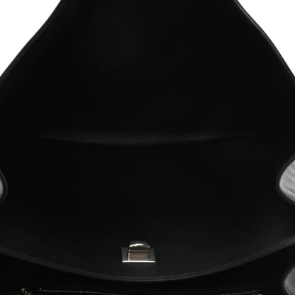 Balenciaga Natural Smooth Calfskin Medium Rodeo Top Handle Handbag Black Black 4 of 9