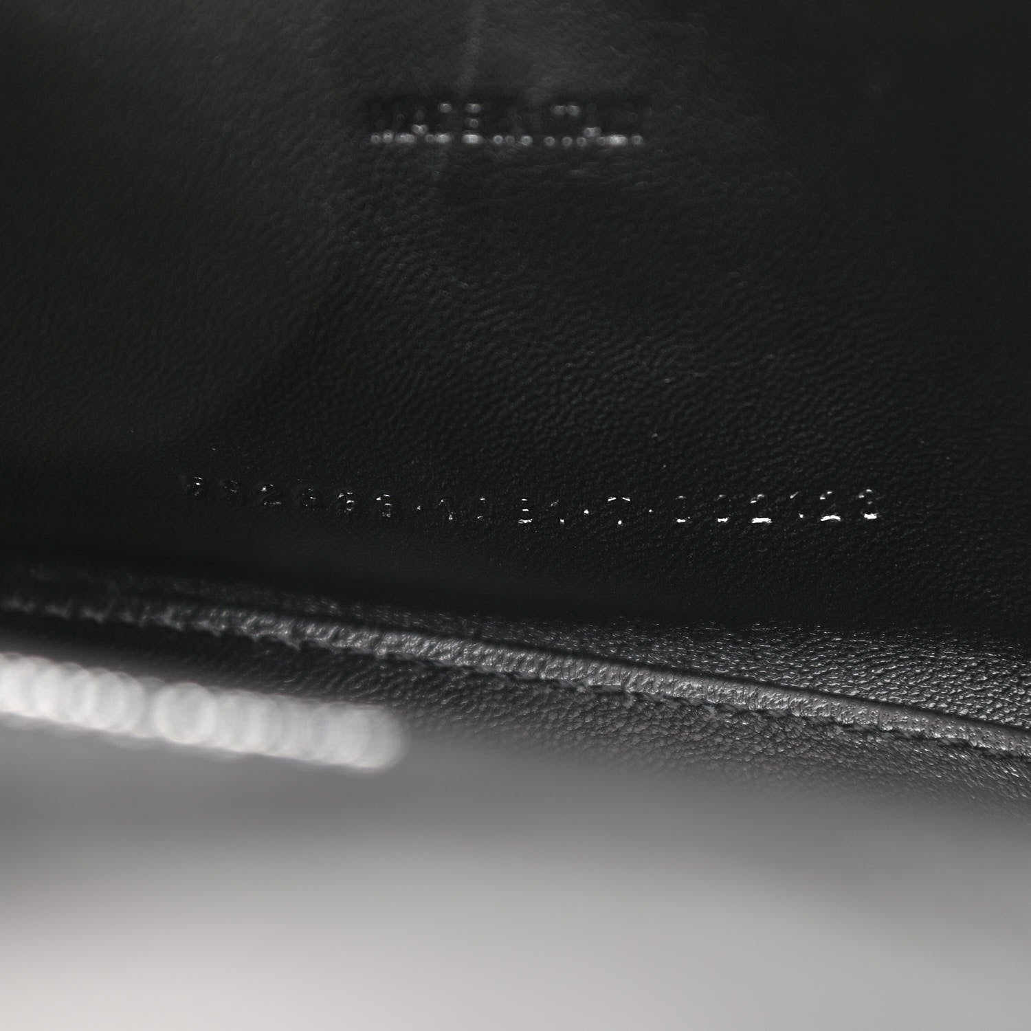 Balenciaga Box Calfskin Graffiti Logo Hourglass Top Handle Bag XS Black Silver 8 of 12