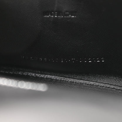 Balenciaga Box Calfskin Graffiti Logo Hourglass Top Handle Bag XS Black Silver 8 of 12