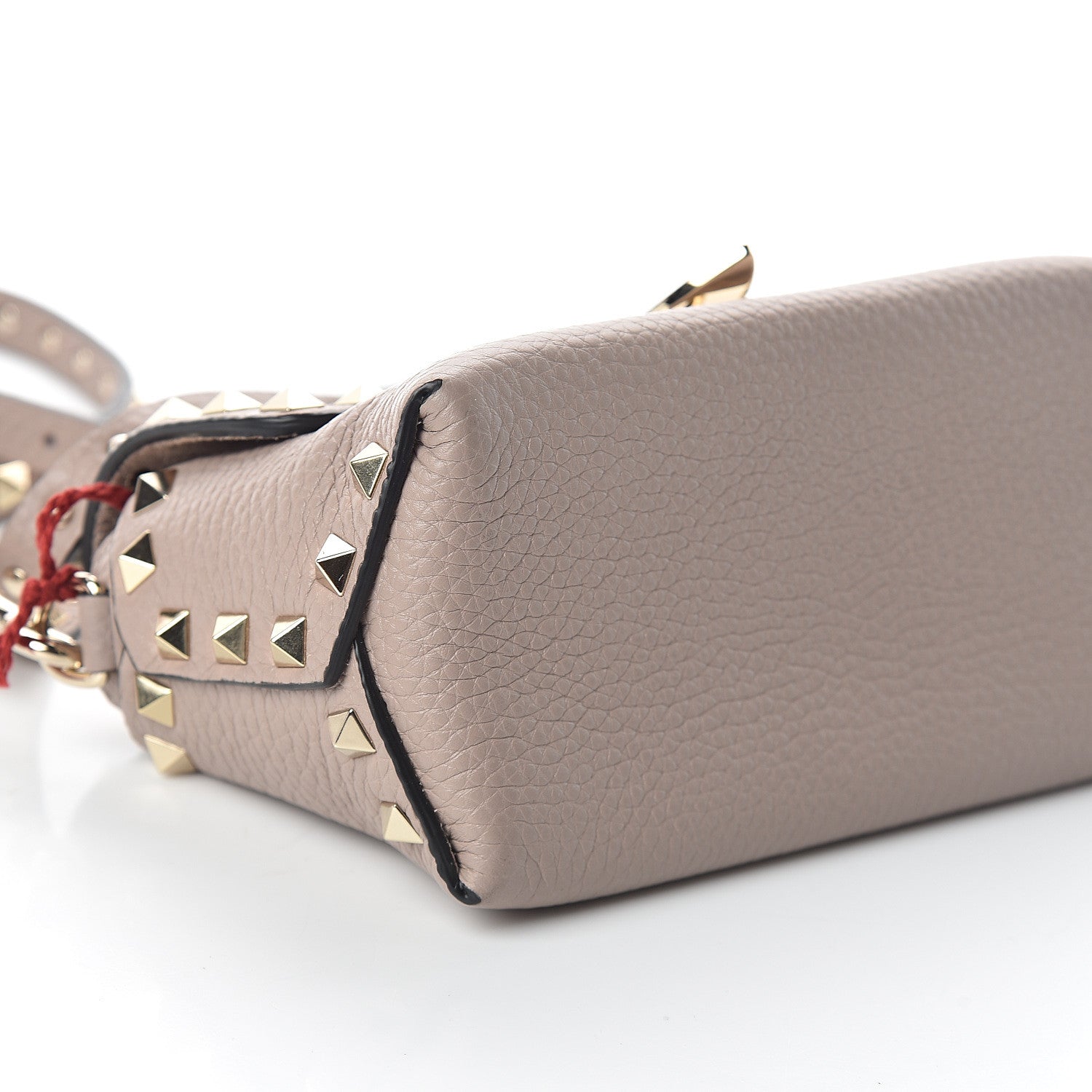 Valentino Garavani Pebbled Calfskin Mini Rockstud Crossbody Bag Poudre 7 of 8