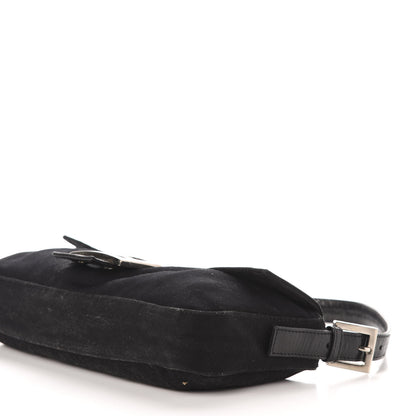 Fendi Nylon Baguette Bag Black 8 of 9