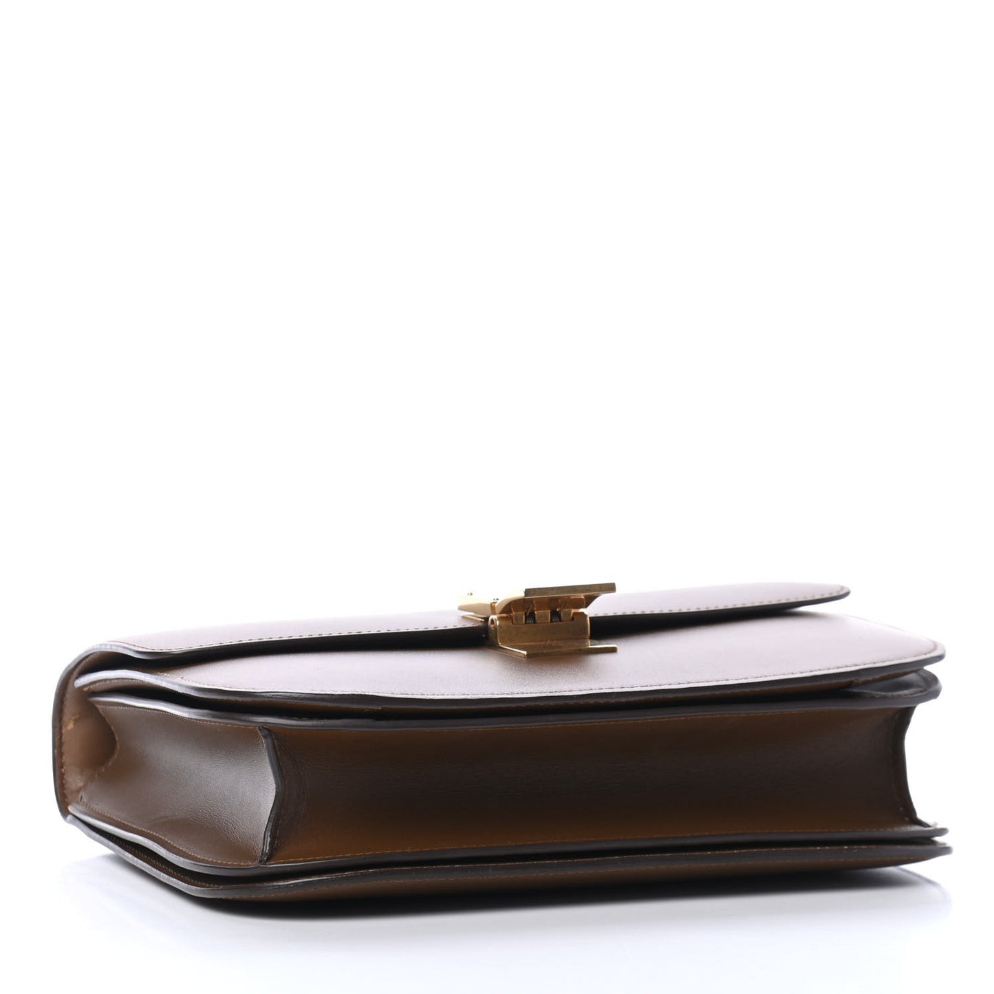 Box Calfskin Medium Classic Box Flap Bag Camel