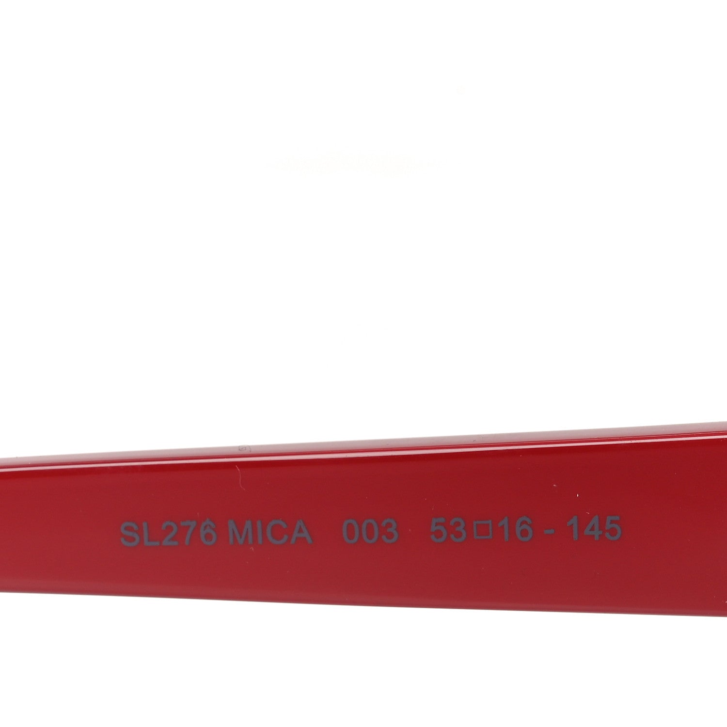 Saint Laurent Mica SL 276 Acetate Cat Eye Sunglasses Red 7 of 8