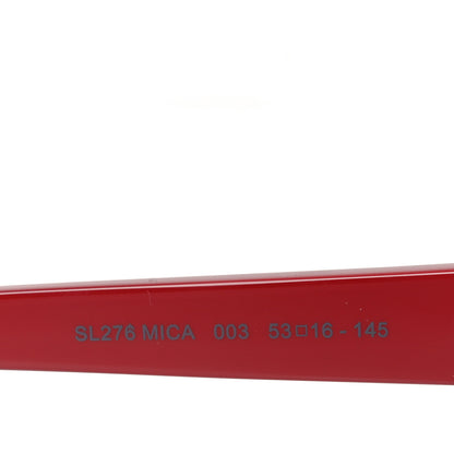 Saint Laurent Mica SL 276 Acetate Cat Eye Sunglasses Red 7 of 8