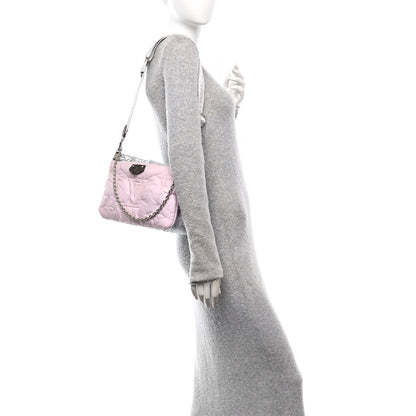 Louis Vuitton Econyl Monogram Pillow Maxi Multi Pochette Accessories Silver Pale Pink 2 of 9
