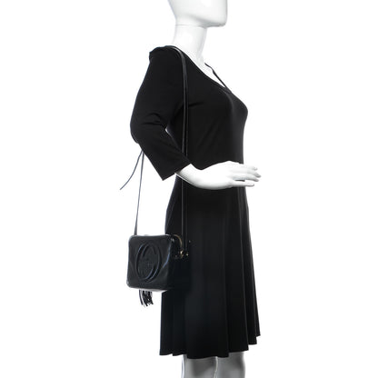 Gucci Soft Patent Small Soho Disco Bag Black 2 of 8
