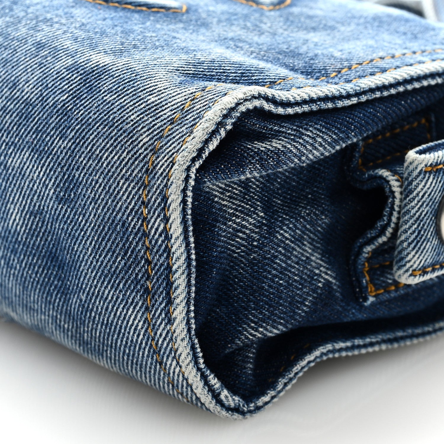 Telfar Denim Small Shopping Bag Blue 8 of 8