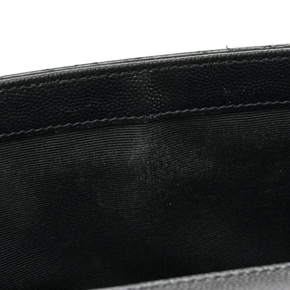 Saint Laurent Grain De Poudre Medium Classic Monogram Kate Satchel Black 14 of 14