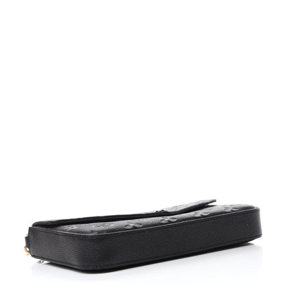 Louis Vuitton Empreinte Pochette Felicie Chain Wallet Black 4 of 13