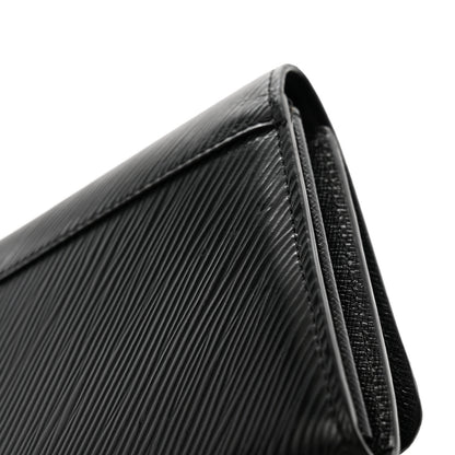 Louis Vuitton Epi Twist Wallet Black 9 of 10