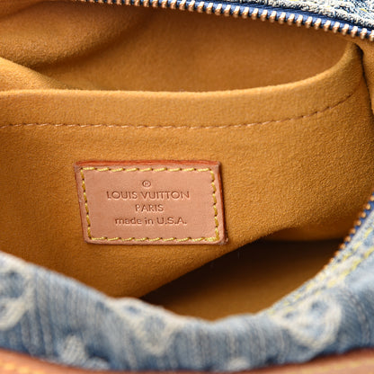 Louis Vuitton Monogram Denim Baggy PM Blue 5 of 14