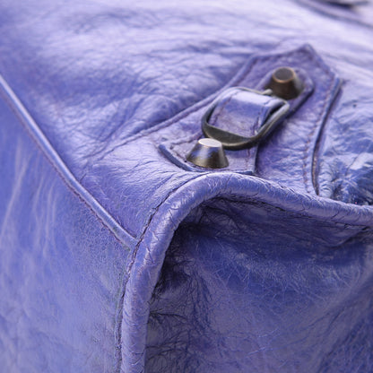 Balenciaga Agneau Classic Hardware City Bleu Lavande 9 of 18