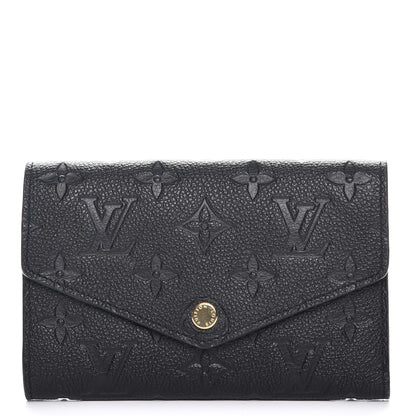 Louis Vuitton Empreinte Compact Curieuse Wallet Black 1 of 8