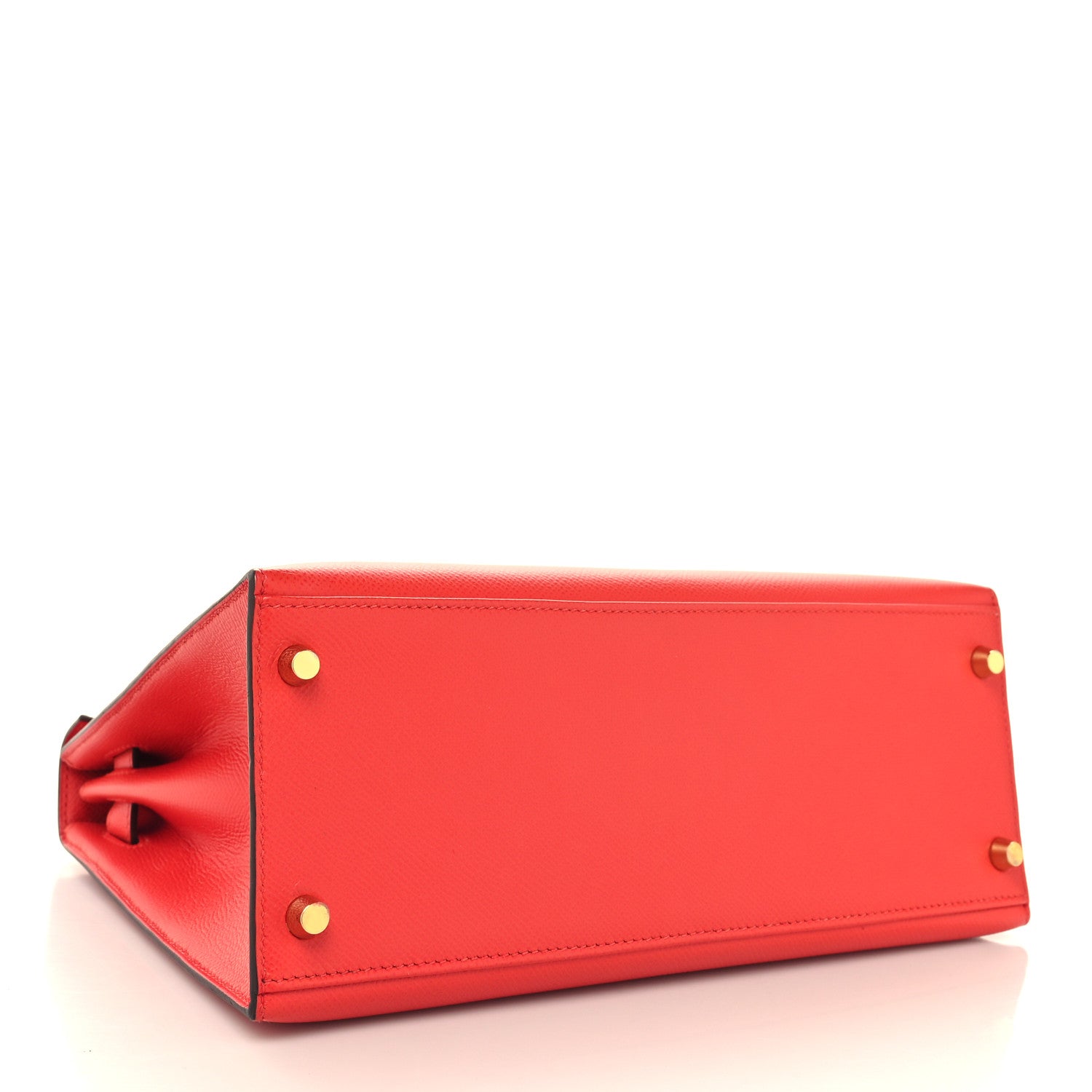 Hermes Epsom Kelly Sellier 28 Rouge Tomate 4 of 10