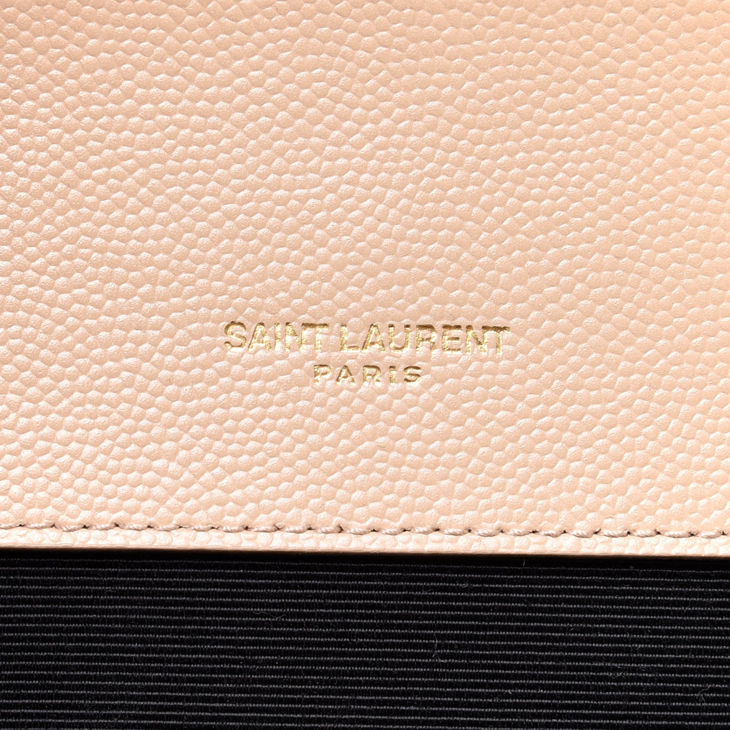 Saint Laurent Grain De Poudre Matelasse Chevron Large Monogram Satchel Nude Powder 7 of 12