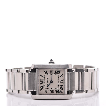 Cartier Stainless Steel 25mm Tank Francaise Quartz Watch 3 of 6