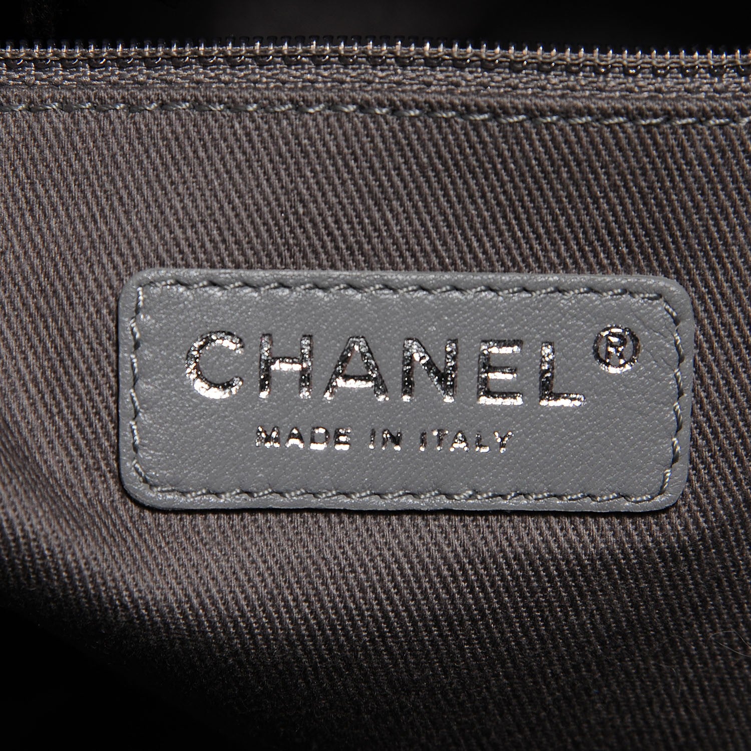 Chanel Canvas Large Graffiti Tote Black 5 of 7