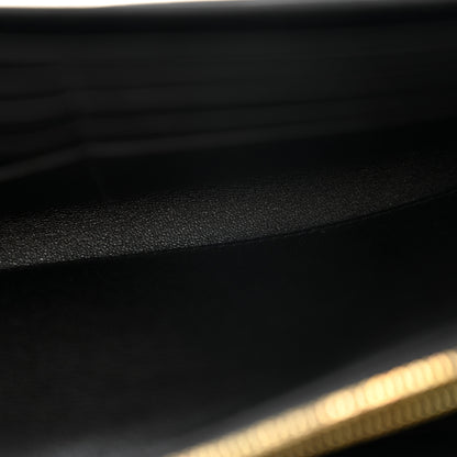 Hermes Shiny Alligator Constance Long Wallet Black 5 of 8