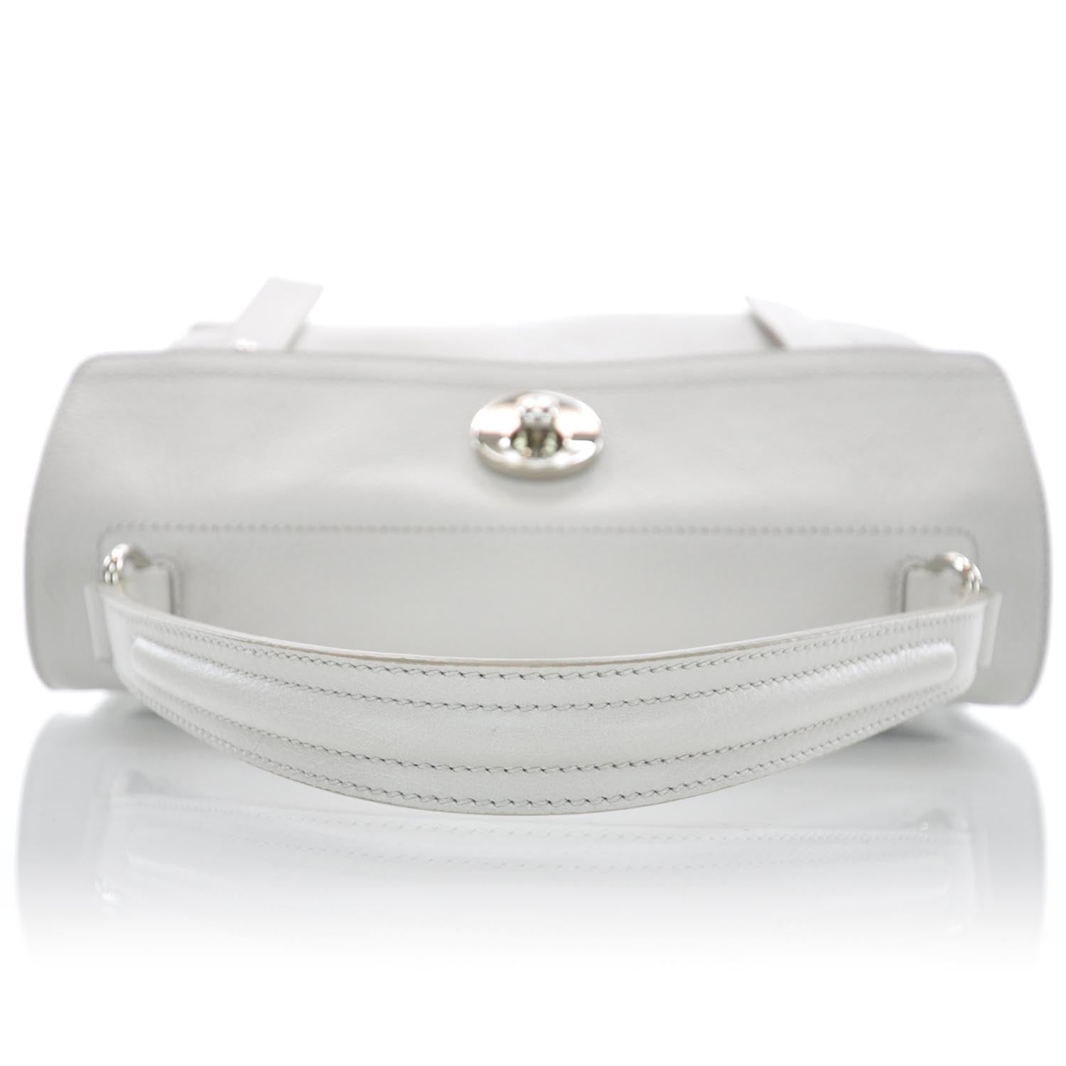 Saint Laurent Leather Medium Muse Two White 5 of 9