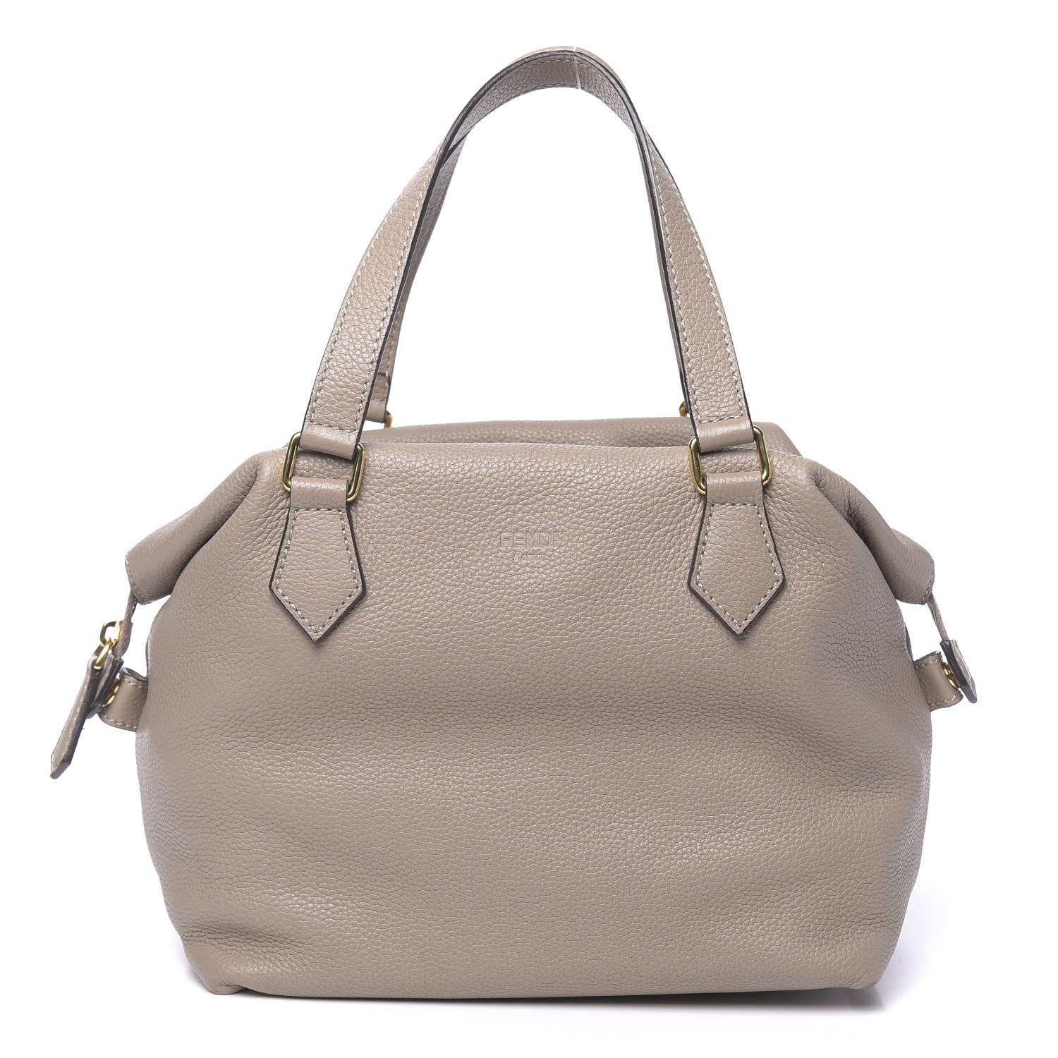 Fendi Vitello Satchel Tortora 1 of 10