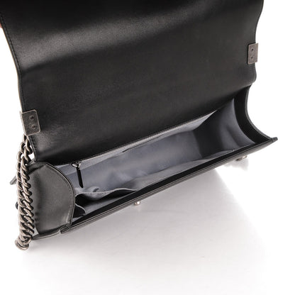 Chanel Calfskin Quilted New Medium Boy Flap Black 5 of 7
