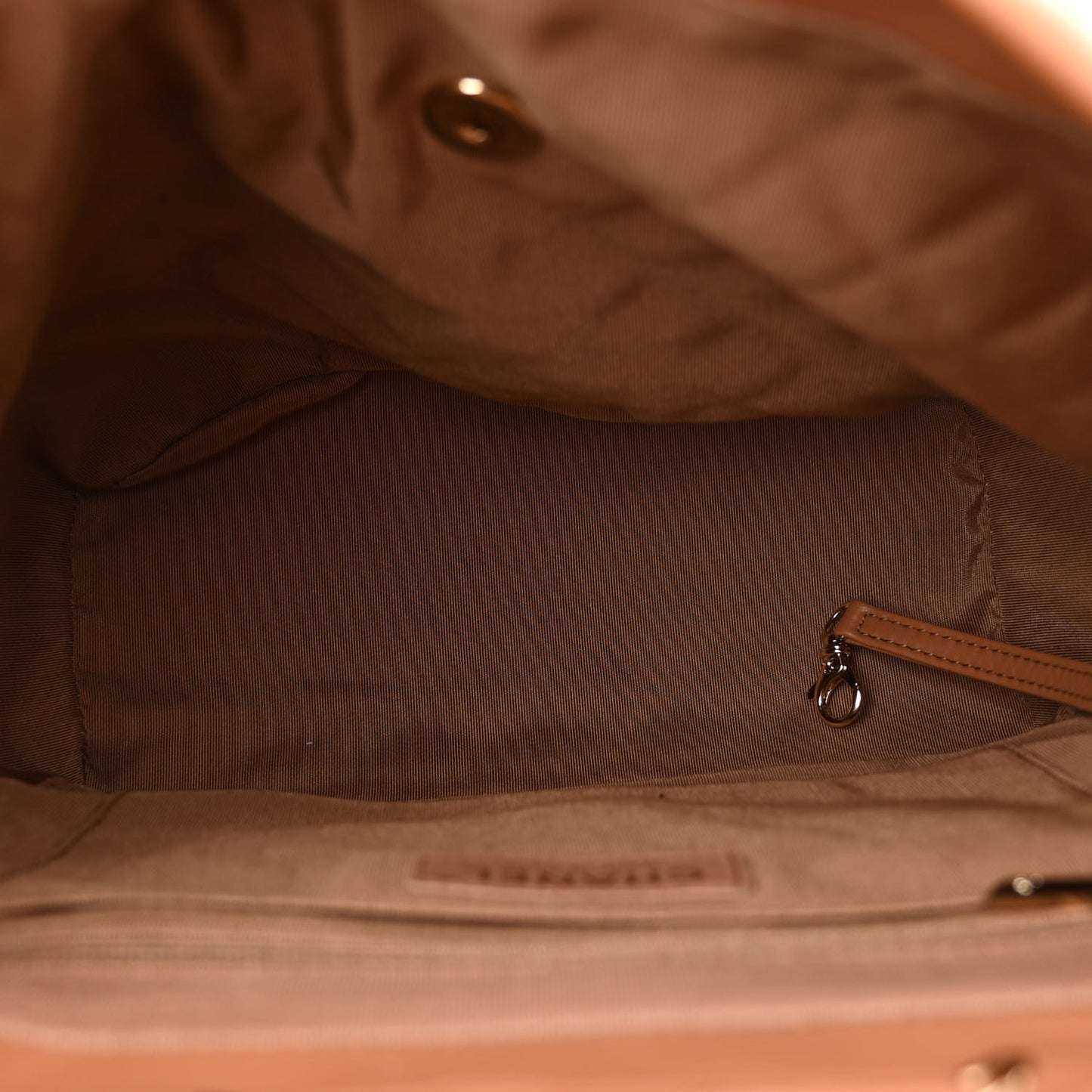 Lambskin Quilted Large Urban Spirit Backpack Brown