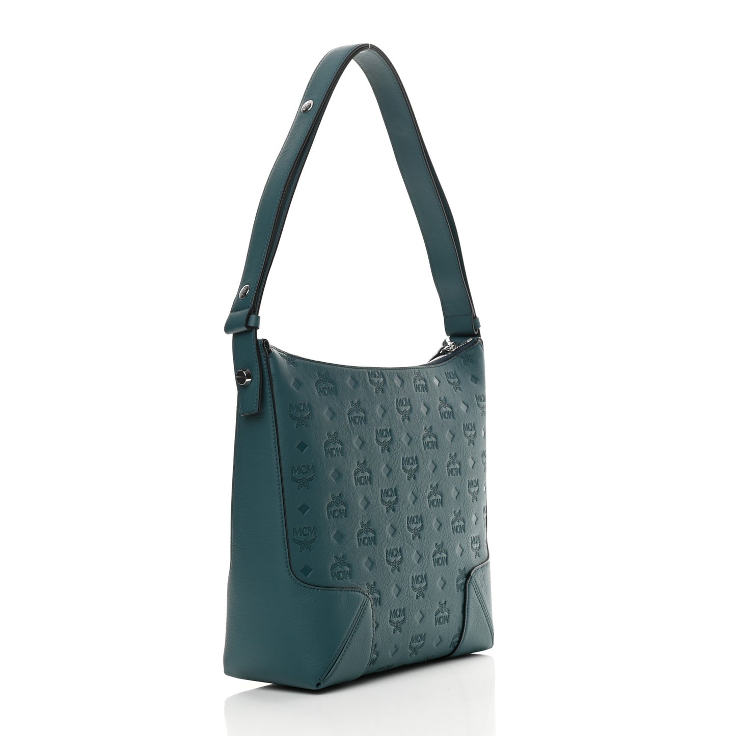 Calfskin Ottomar Monogram Medium Klara Hobo Blue